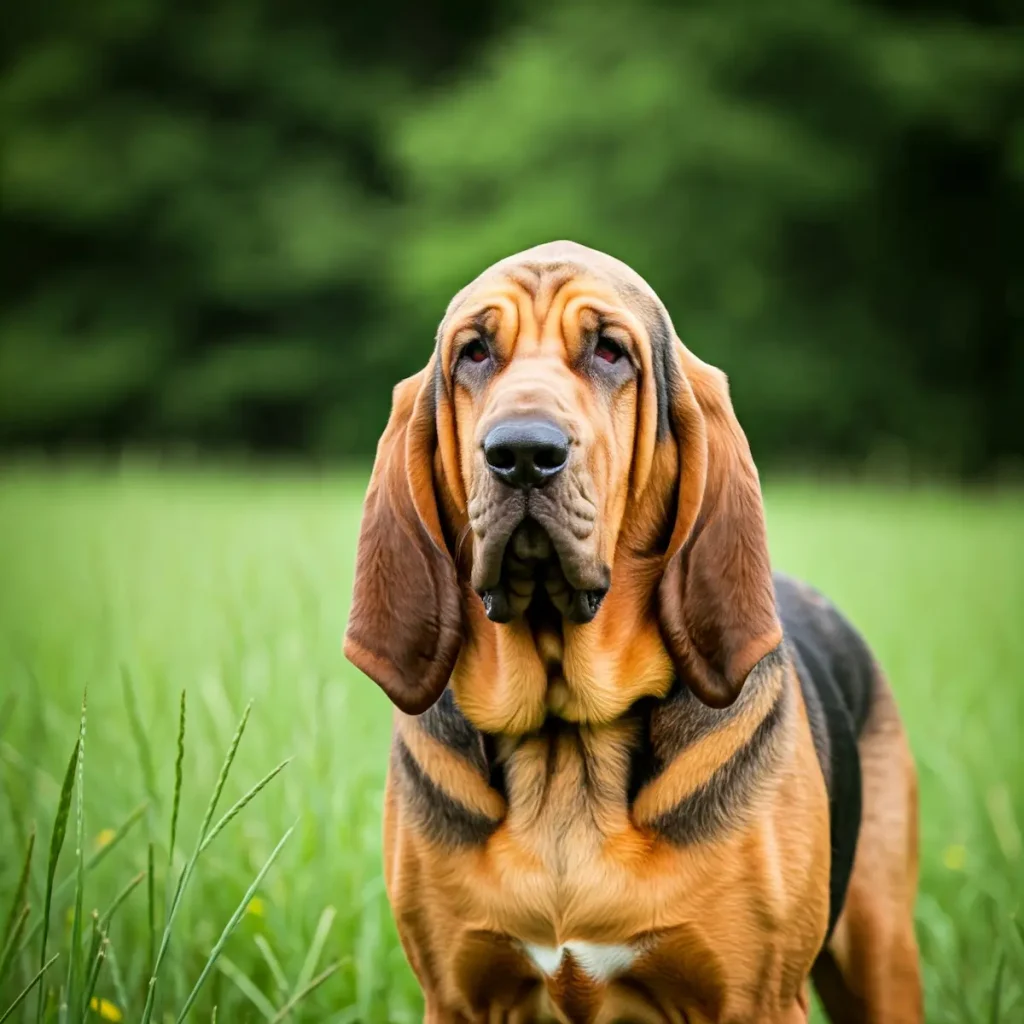 Bluthund im Portrait bei Welpen.de