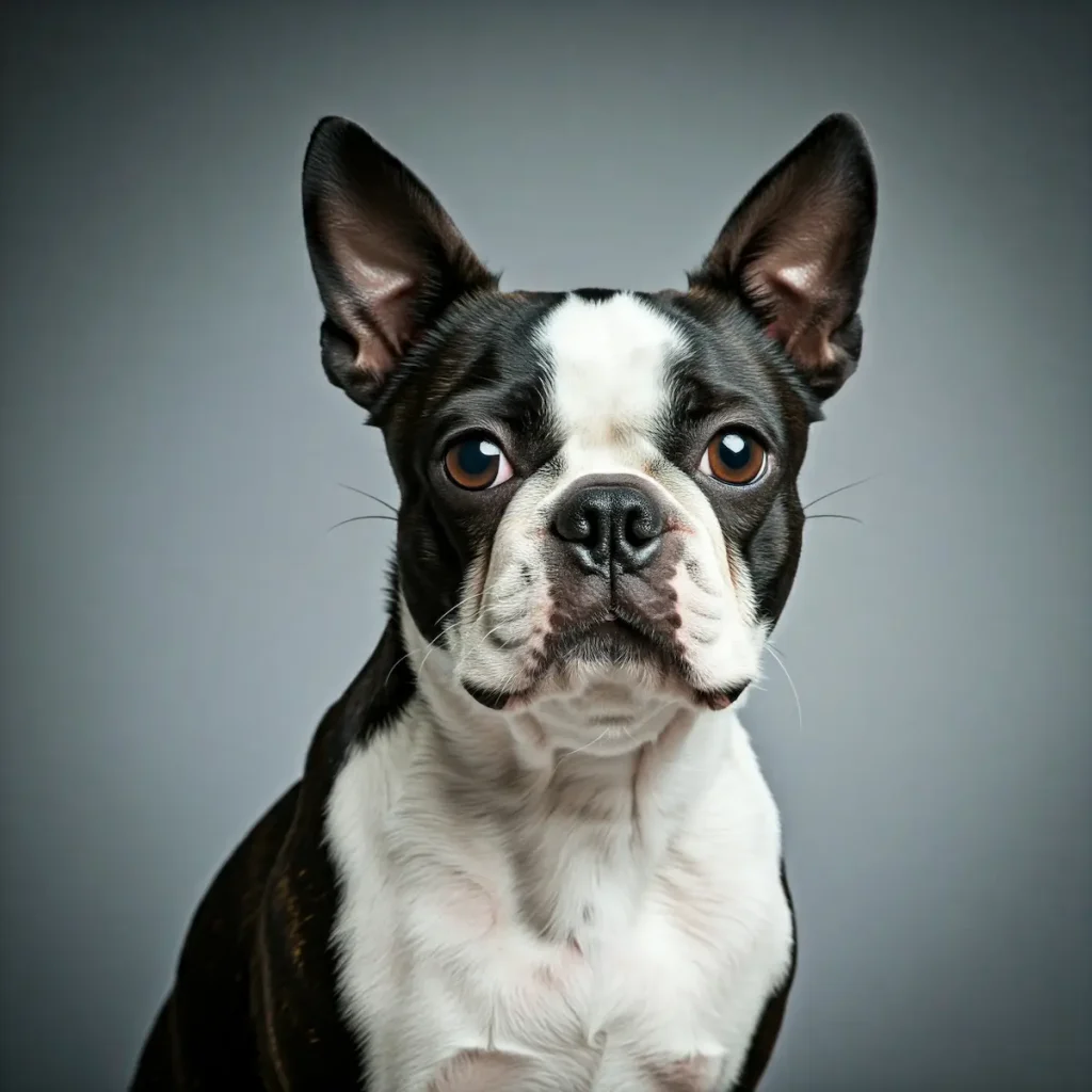 Boston Terrier Portraitfoto