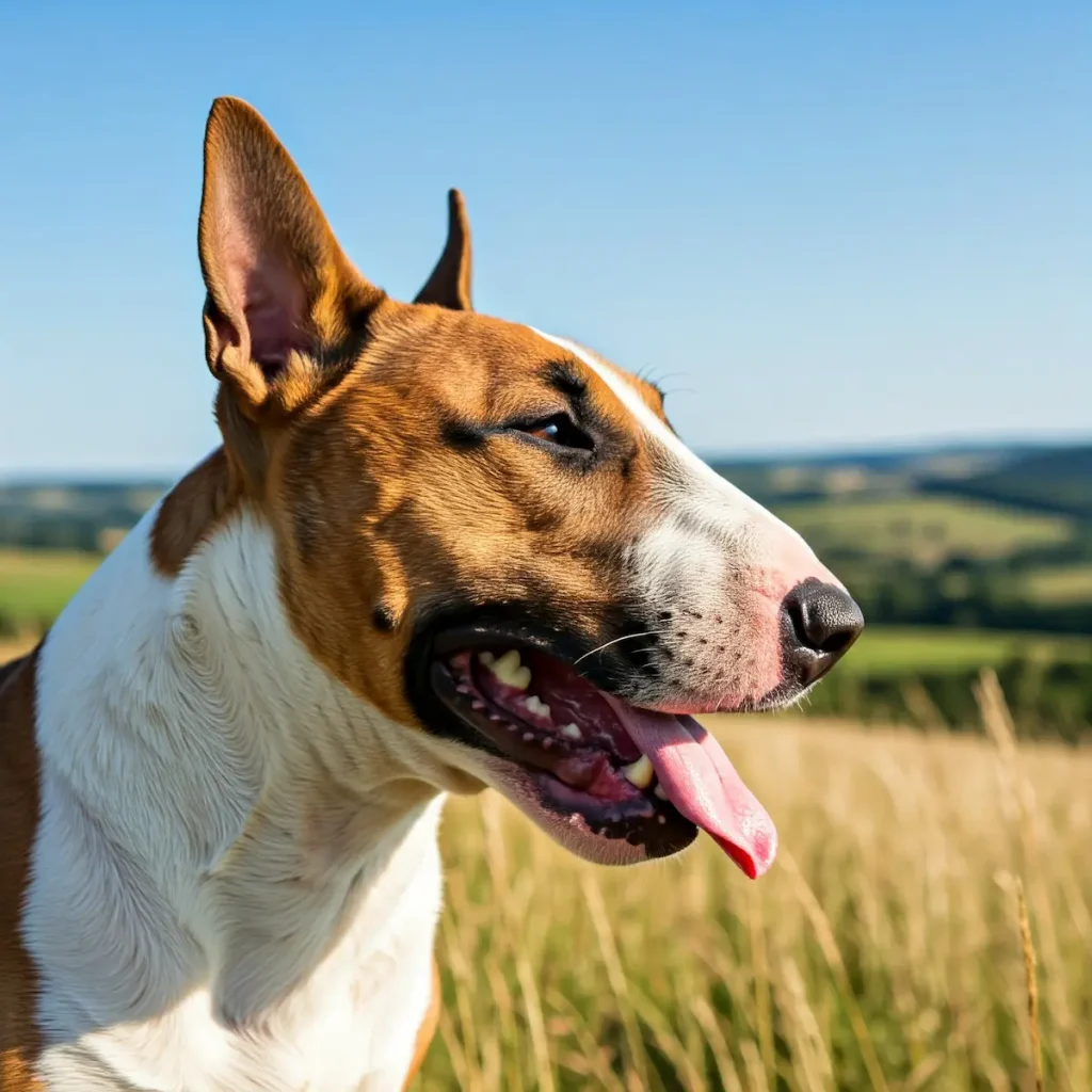 Profilfoto von einem Bullerrier