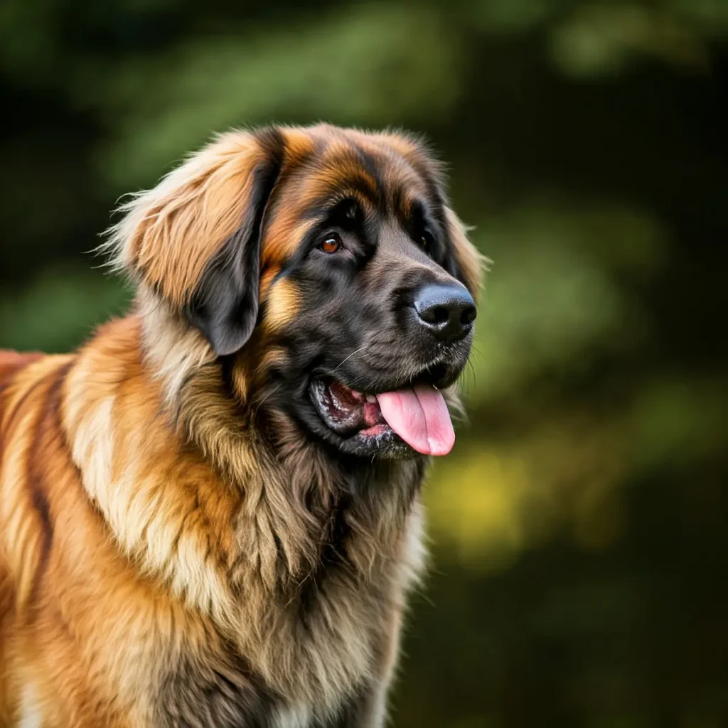 Portraitfoto der Hunderasse Leonberger